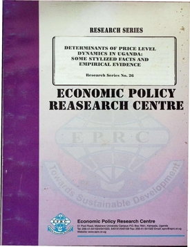 Determinants of price level dynamics in Uganda: Some stylized facts and empirical evidence