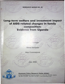 Long-term welfare and investment impact of AIDS-related changes in family composition: Evidence from Uganda