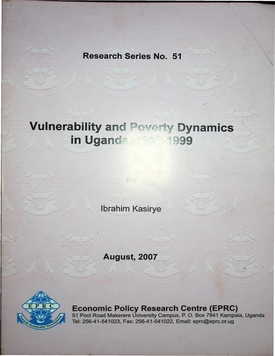 Vulnerability and Poverty Dynamics in Uganda, 1992-1999